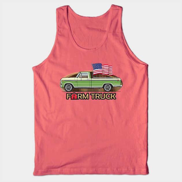 Farm Truck Green Tank Top by JRCustoms44